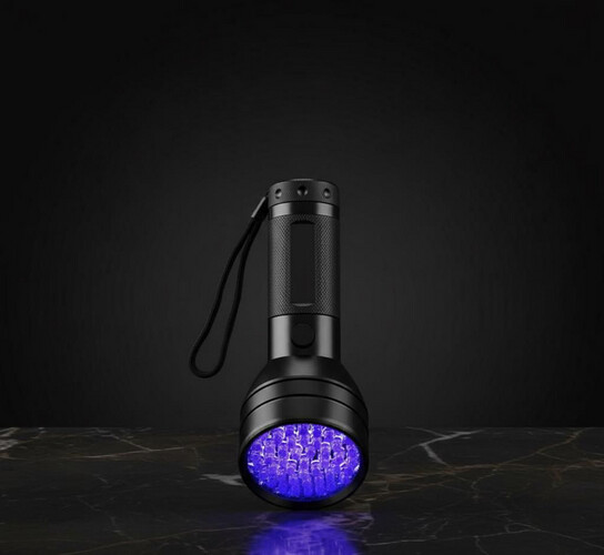 UV Flashlight 51 LEDs – Black Light for Pets