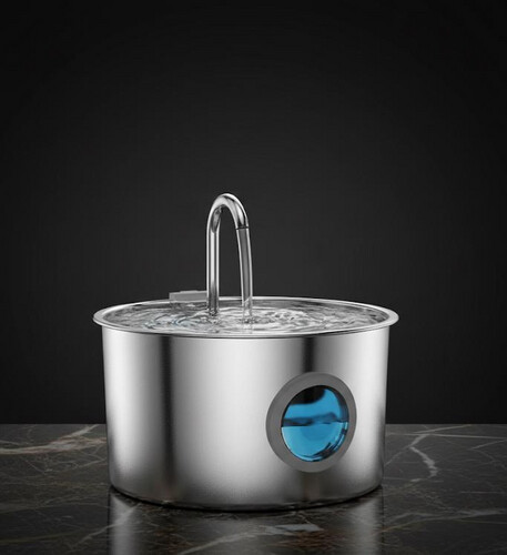 نافورة ماء ذكية للحيوانات الأليفة – سعة 3.2 لتر مع فلترين