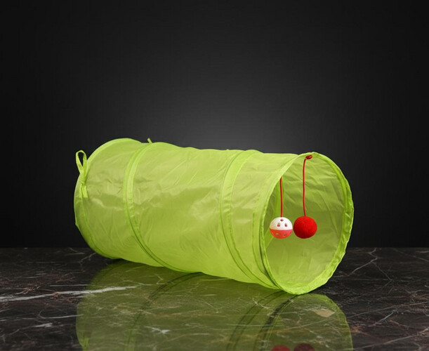 نفق لعب تفاعلي للقطط مع كرات داخلية – سايز سمول