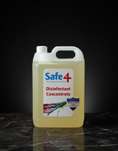 منظف ومعقم Safe4 المركز – بدون رائحة، تركيبة مطوّرة (5 لتر)