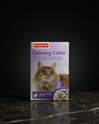طوق مهدّئ للقطط من Beaphar – تهدئة طبيعية وتقليل التوتر