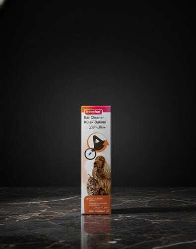منظف الأذن للكلاب والقطط من Beaphar – تنظيف لطيف وحماية من التراكمات (50 مل)