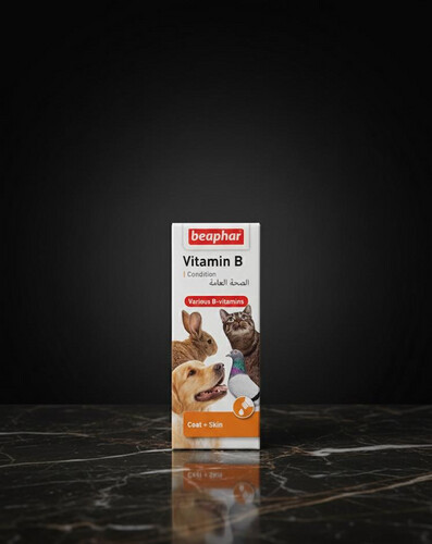 مكمّل فيتامين B المركّب للحيوانات الأليفة من Beaphar – دعم الجلد والجهاز العصبي (50 مل)