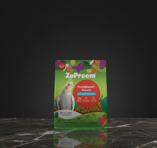 زو بريم FruitBlend للطيور متوسطة الحجم 0.91 كغ