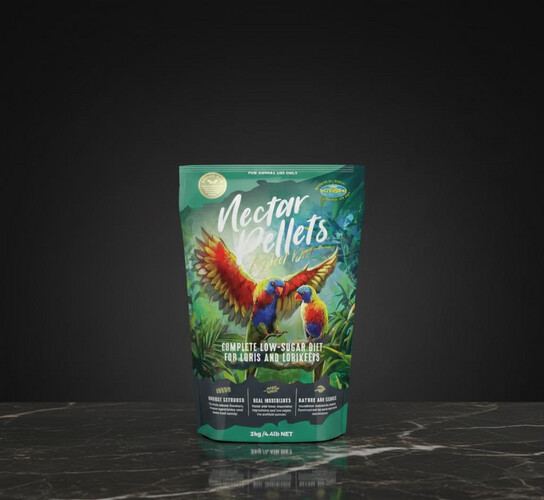 نيكتار بيليتس لطيور اللوري واللوريكيت 350 غ