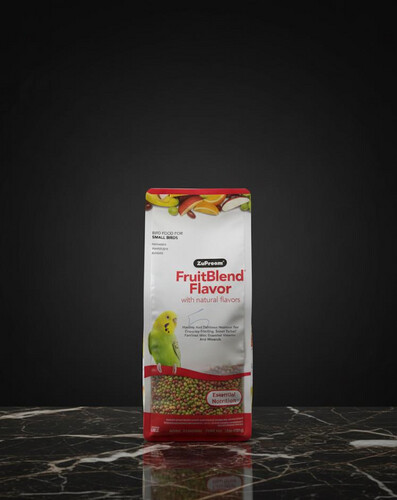 زو بريم FruitBlend بنكهة الفواكه للطيور الصغيرة – 397 غ