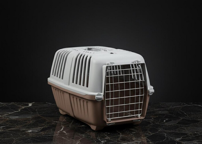 بوكس الحيوانات الاليفه - وردي فاتح