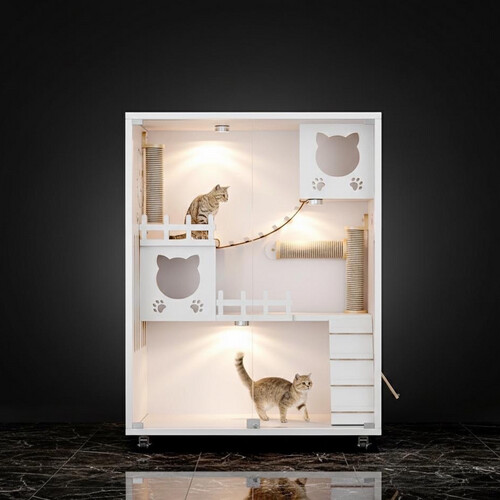 Luxury Multi-Level Indoor Cat Villa