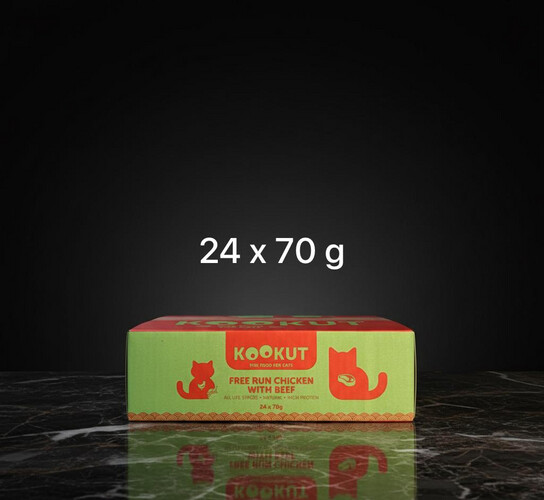 دجاج مع اللحم - كوكت علب الاكل الرطب