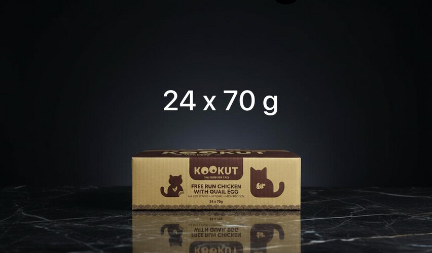 دجاج مع بيض السمان - كوكت علب الاكل الرطب