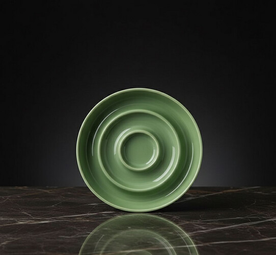 طبق سيراميك للقطط بتصميم دائري – 15 سم