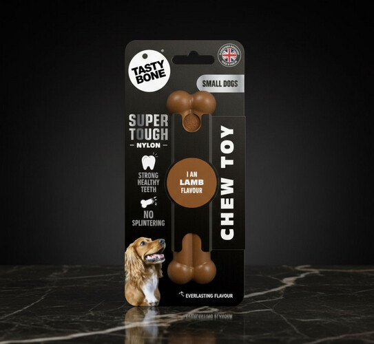 لعبة مضغ نايلون للكلاب بنكهة لحم الضأن