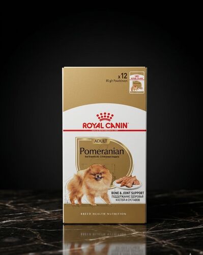 طعام رطب للكلاب بوميرانيان من رويال كانين – 12 × 85 غرام