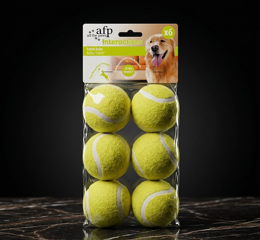 Fetch Balls for Dogs – 6 Pack