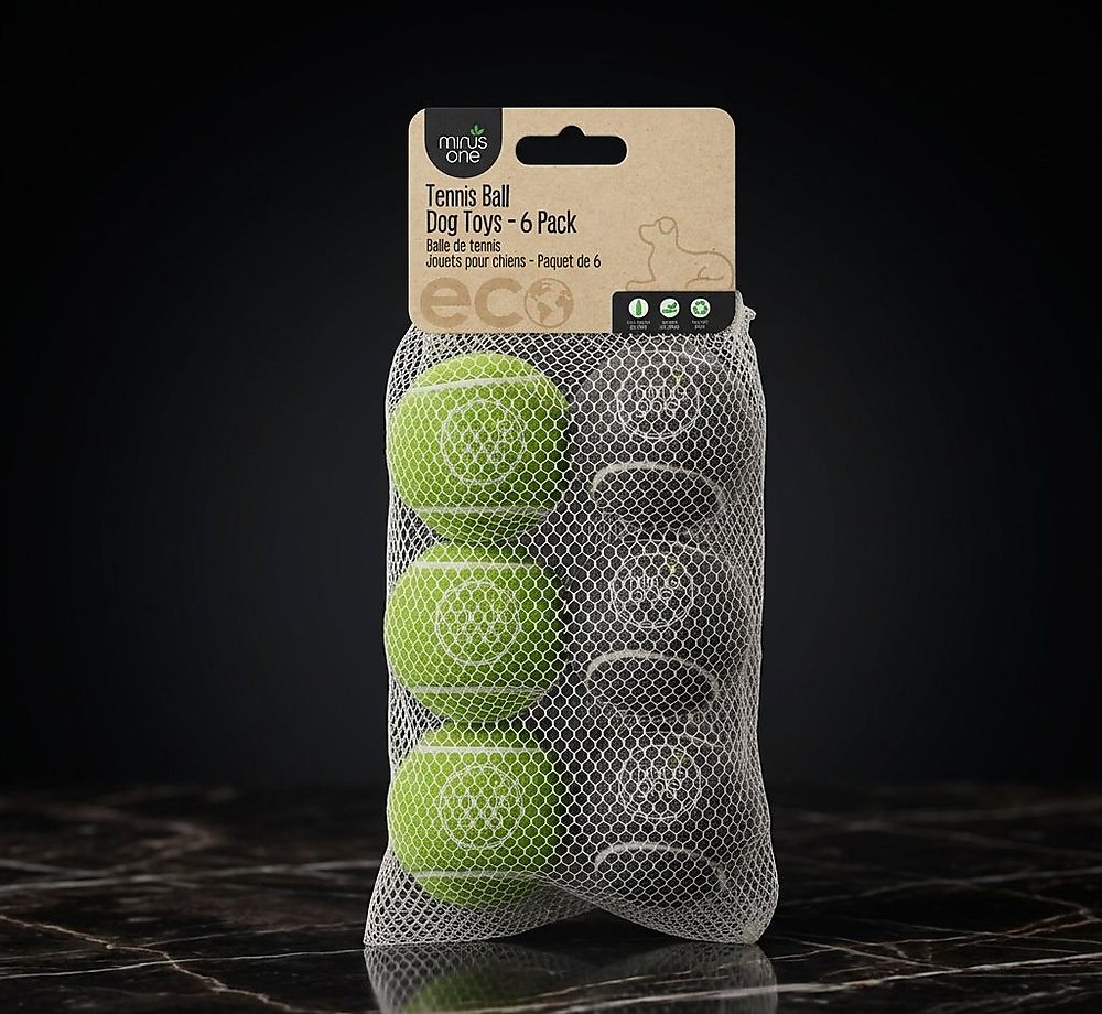 Bouncy Tennis Ball Dog Toys – 6 Pack