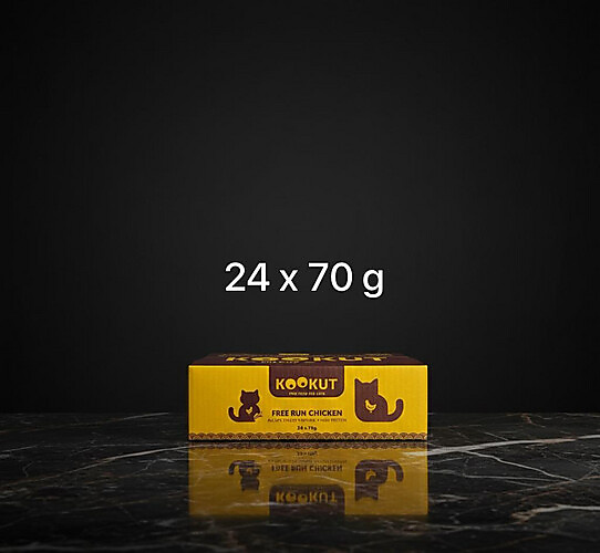 بوكس طعام رطب كوكوت بالدجاج للقطط
