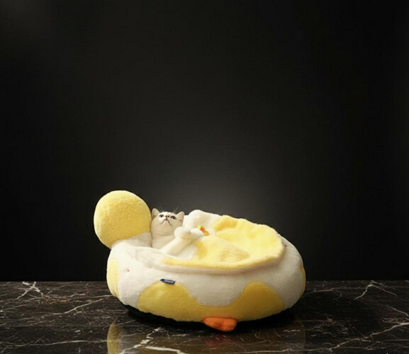 سرير بشكل بطة