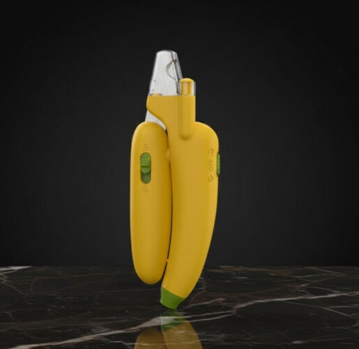 مقص أظافر مع ضوء LED