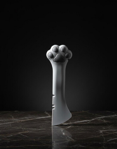 اداة فتح وغطاء لعلب الطعام الرطب