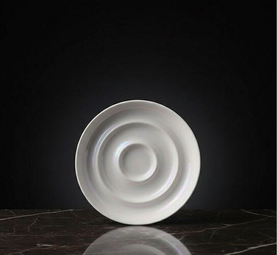 طبق سيراميك للقطط بتصميم دائري – 15 سم