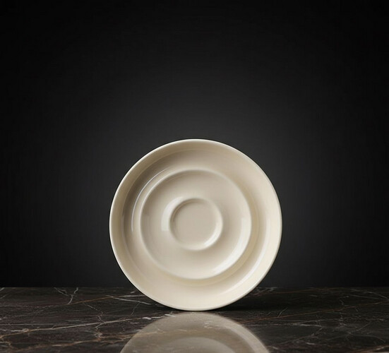 طبق سيراميك للقطط بتصميم دائري – 15 سم