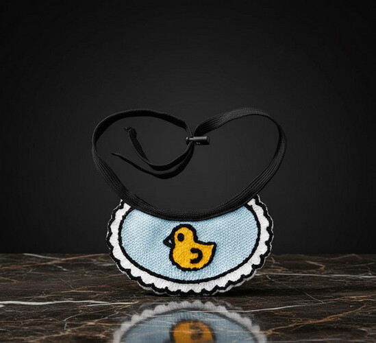 منشفة مزودة بأربطة