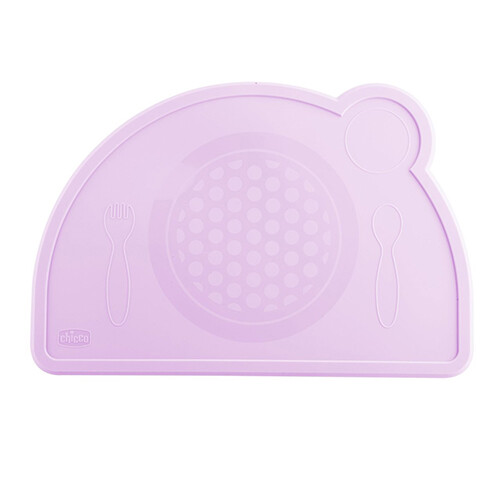 SILICONE PLACE MAT PINK 18M+