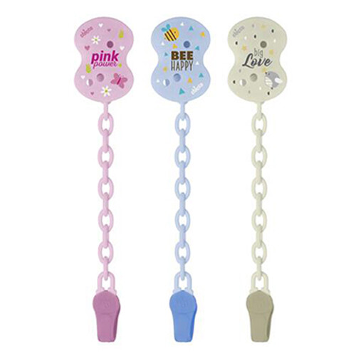 CLIP WITH CHAIN MIXED COLORS NEW 2020