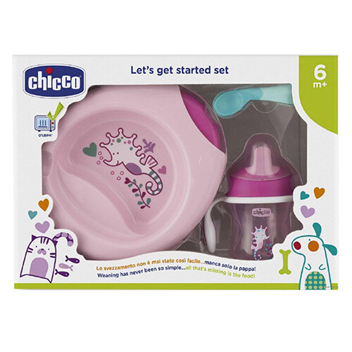 WEANING SET 6M+ GIRL