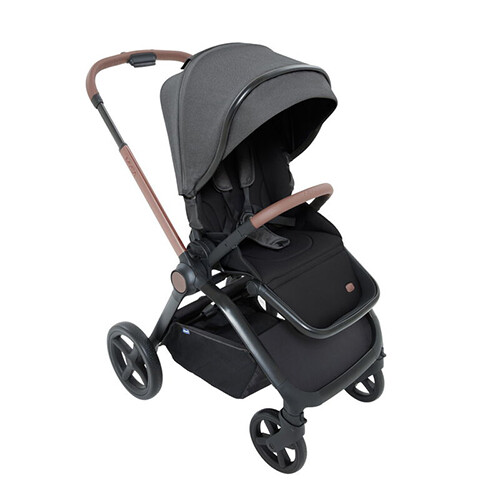 MYSA STROLLER  BLACK SATIN