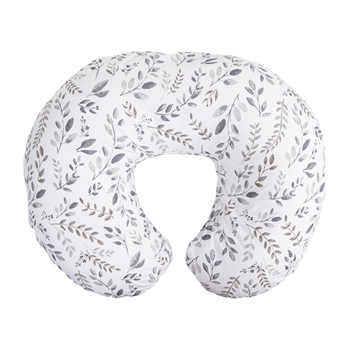 BOPPY ANYWHERE NURSING PILLOW GREY LEAVES S