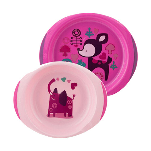 DISH SET 12M+ GIRL/NEUTRAL