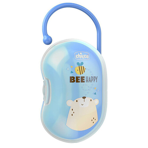 SOOTHER HOLDER FOR 2 SOOTHERS BLUE
