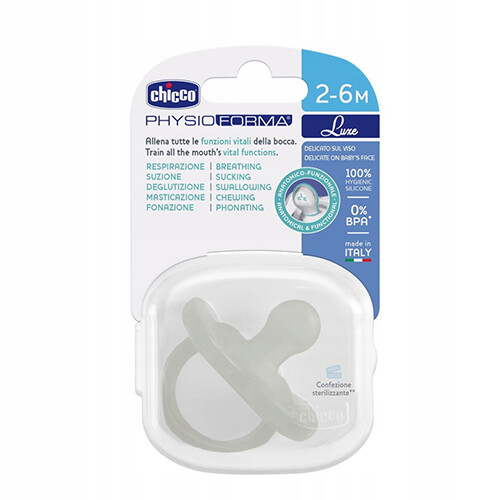 SOOTHER PHYSIOFORMA LUXE 2-6 1PC GRAY