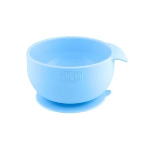 SILICONE SUCTION BOWL TEAL 6M+