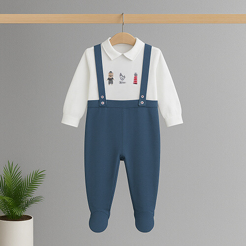 OPEN FRONT BODYSUIT BOY 9M (072cm)-09027256000000028