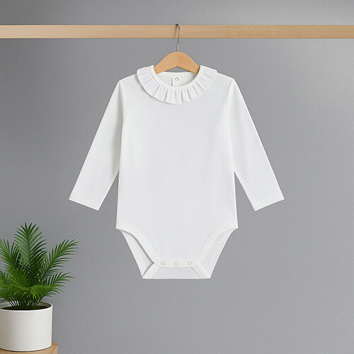 بدلة جسم بأكمام طويلة للبنات 0M (050cm)