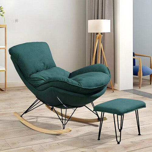 46167 - Rocking chair with a foot stand