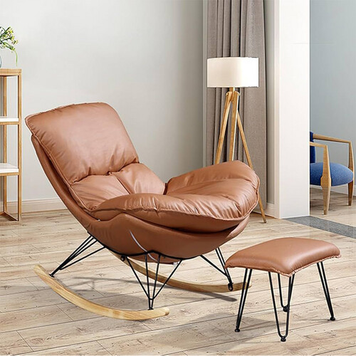 46168 -Rocking chair with a foot stand