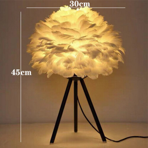 46381- Feather table lamp