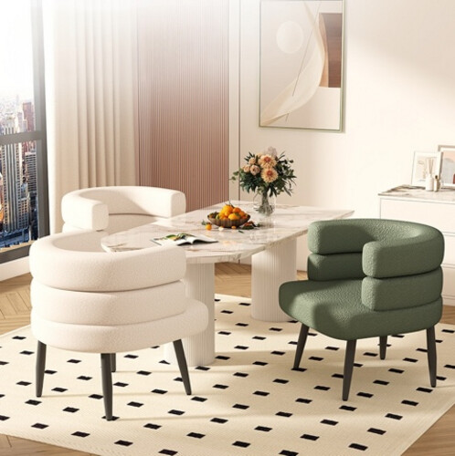 46253- FLUFFY LOUNGE CHAIR