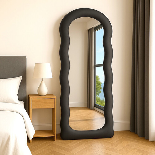 46397 - BLACK VELEVT MIRROR