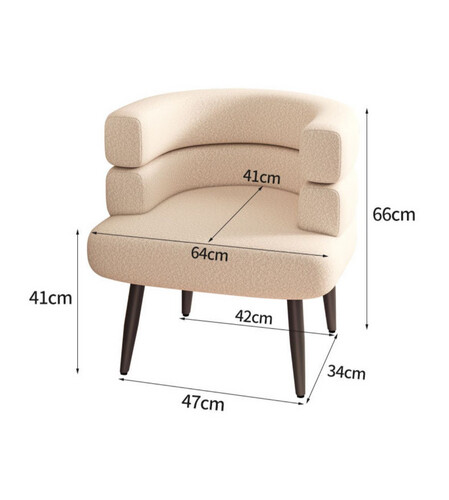 46254 - FLUFFY LOUNGE CHAIR