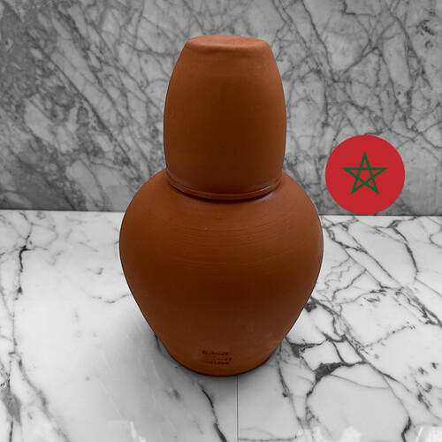 فخار عضوي سعة لتر ونص