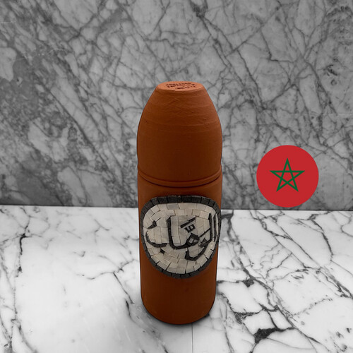 فخار عضوي أعمال فسيفساء سعة 800 ملي