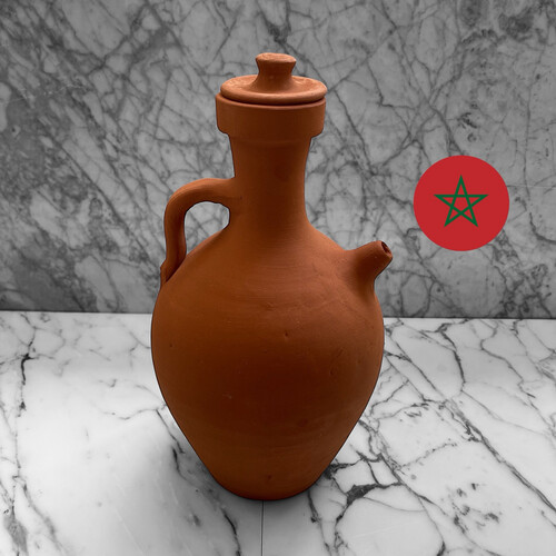 فخار عضوي سعة لتر ونص