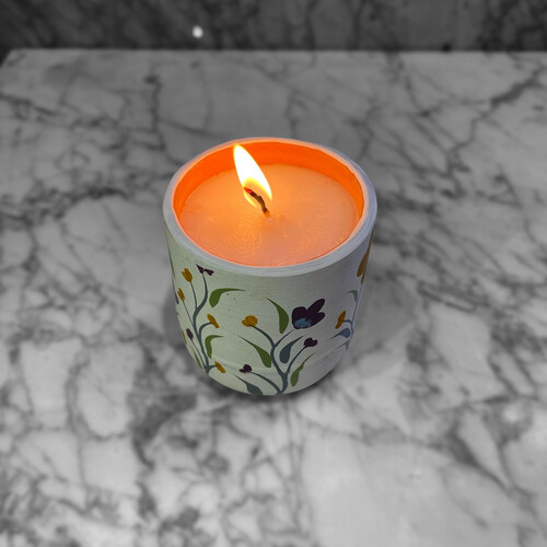 شمع فخار مرسوم