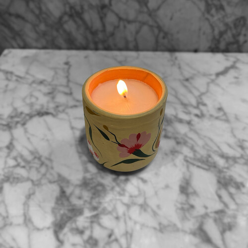 شمع فخار مرسوم