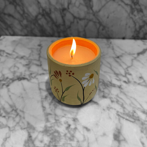 شمع فخار مرسوم