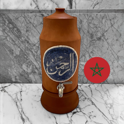 فخار عضوي أعمال فسيفساء حنفية أستيل سعة 6 لتر